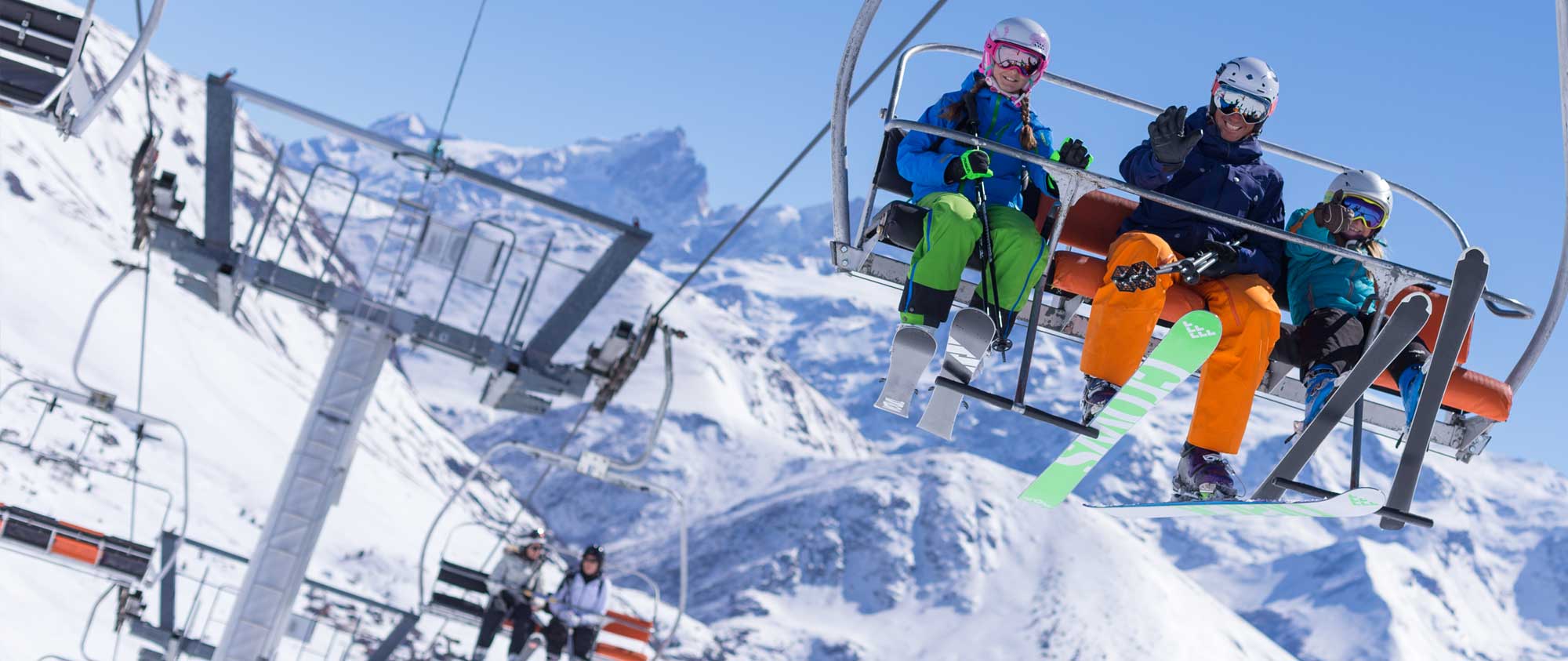 Télésiège à l'Alpe d'Huez